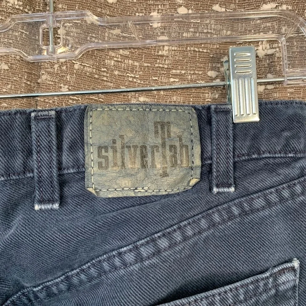 Vintage 90's Levi's Silvertab Baggy Denim Jeans Dark Blue Y2K Skater Men's 34x34